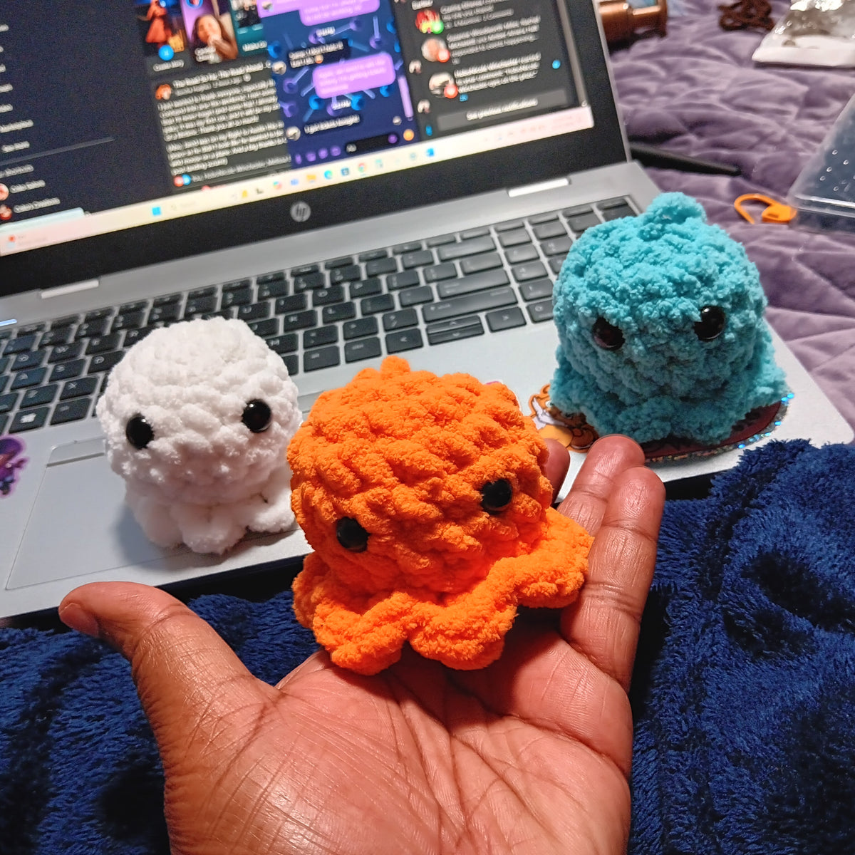 Large Octopus Keychain